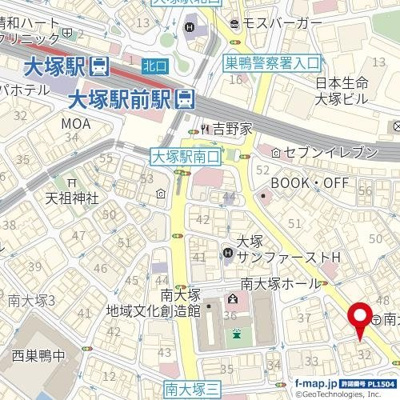 【地図】 | ハーモニーレジデンス大塚山手