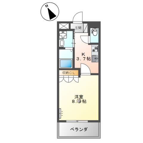 メゾン　ラメールの間取り