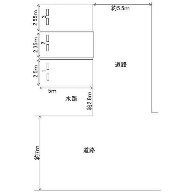 岐阜市加納南陽町３丁目の駐車場の間取り