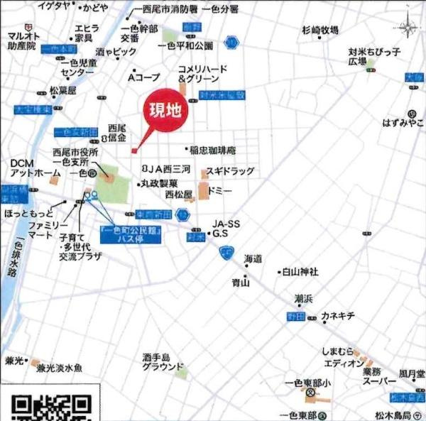 西尾市戸ヶ崎5丁目4番　全2棟・B棟のその他|交通アクセス図です。