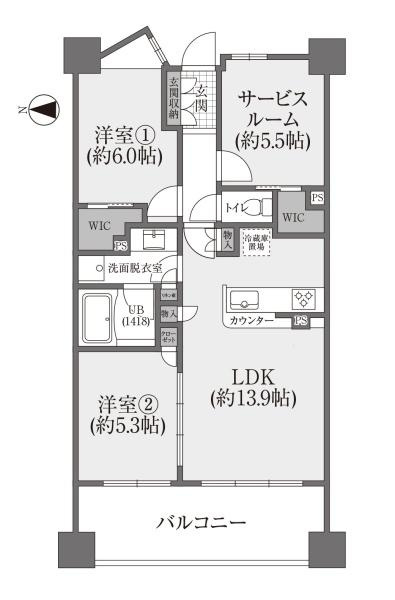 アビダスたまプラーザの間取り