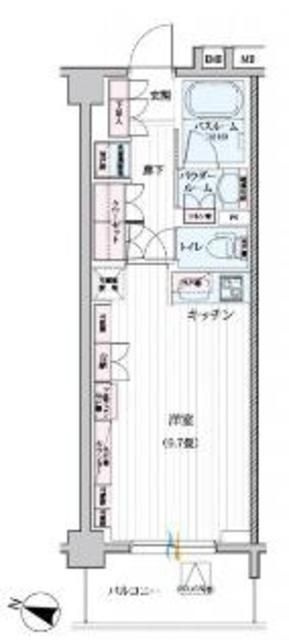 新宿区西落合１丁目の賃貸マンションの間取り