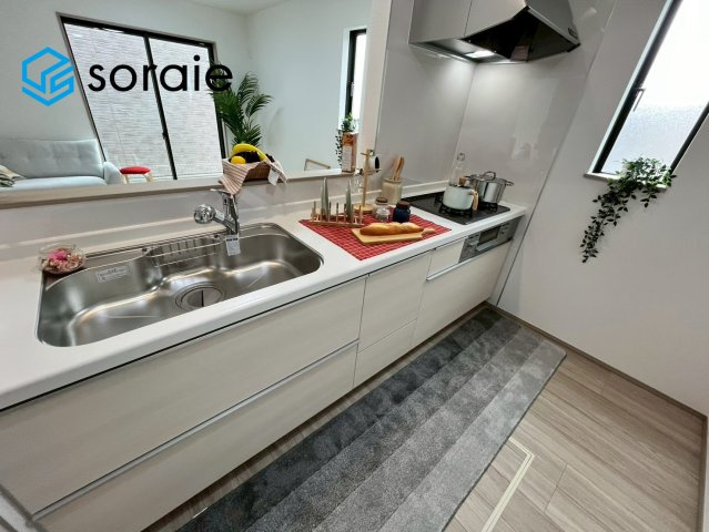 狭山ヶ丘32期　全2棟　新築戸建　ハートフルタウンのキッチン|4月6日撮影