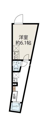 ホワイトセラス【おとり物件なし】#学生・社会人にオススメ！初期費用分割払いOK！の間取り
