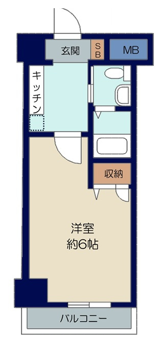 エスリード北浜の間取り