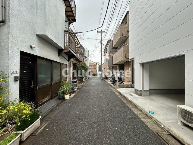 葛飾区東立石1丁目新築分譲住宅の前面道路含む現地写真|全面道路
