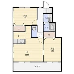パナハイツクオーレBの間取り