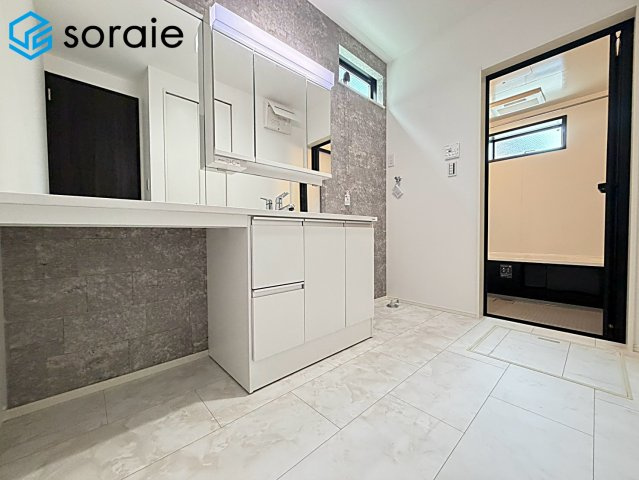 川越市岸町第3期全1棟　新築戸建 Felicityの脱衣所|2026/7/24撮影