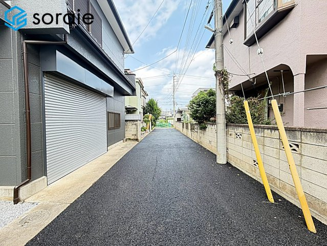 川越市岸町第3期全1棟　新築戸建 Felicityの前面道路含む現地写真|2026/7/24撮影