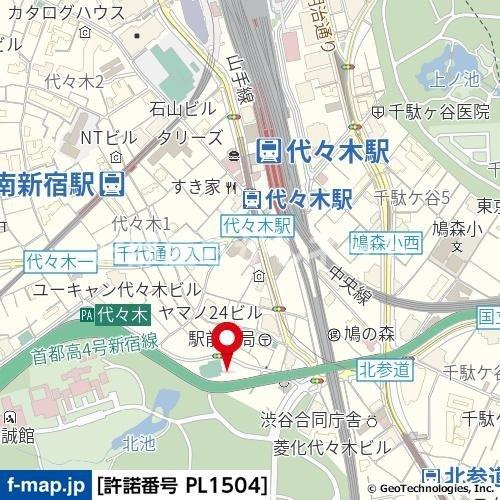 ドルチェ代々木【おとり物件なし】#学生・社会人にオススメ！初期費用分割払いOK！の地図