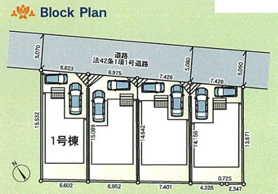 【区画図】 | 綾瀬市深谷中4丁目　新築戸建て　全4棟【仲介手数料無料】 | 【仲介手数料無料でご紹介可能です】大樹不動産