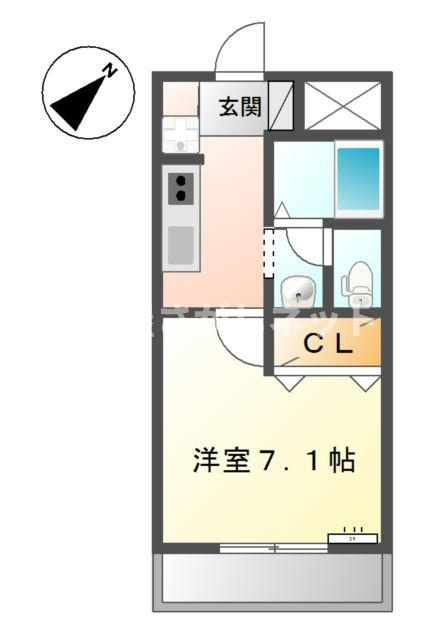 エポック橘の間取り