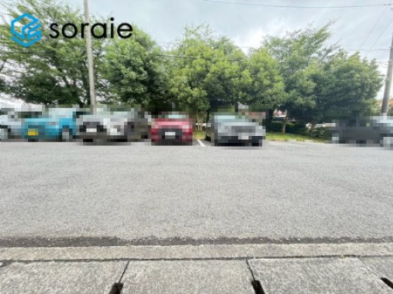 入間リバーサイド32号棟　中古マンション　1階の駐車場|7/3撮影