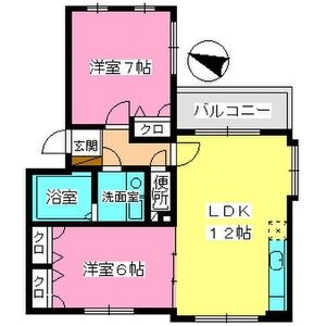 クレール今町の間取り