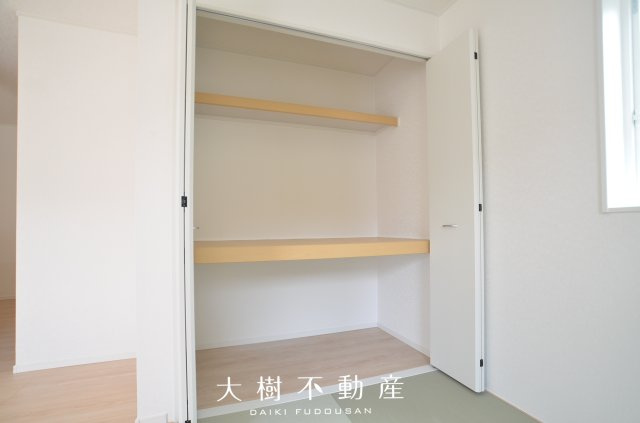 【和室】 | 綾瀬市深谷中4丁目　新築戸建て　全4棟【仲介手数料無料】 | 1階　和室（3.0帖）クローゼット
