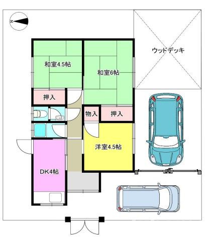 松下住宅貸家の間取り