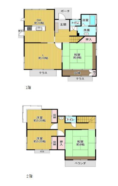 宗吾４丁目　中古戸建の間取り