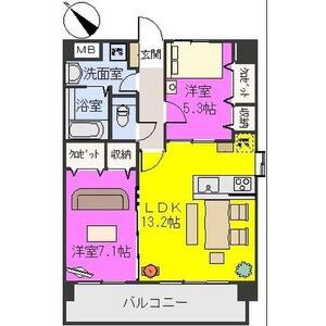 サンビオ空港通りⅡの間取り