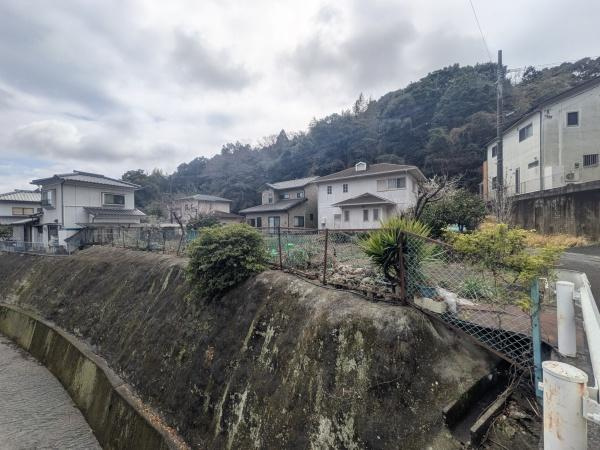 大字政所　土地のその他|現地北側の擁壁