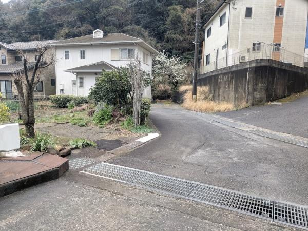 大字政所　土地の前面道路含む現地写真|前面道路含む現地(2026年3月撮影)