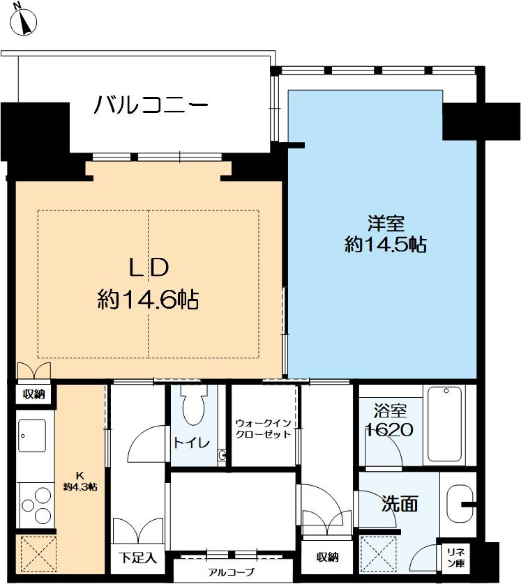 グラングリーン大阪 THE NORTH RESIDENCEの間取り