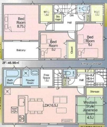 【間取り】 | 前橋市北代田町新築9号棟
