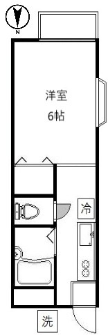 コートハウスI　ペット相談　角部屋　宅配BOXの間取り