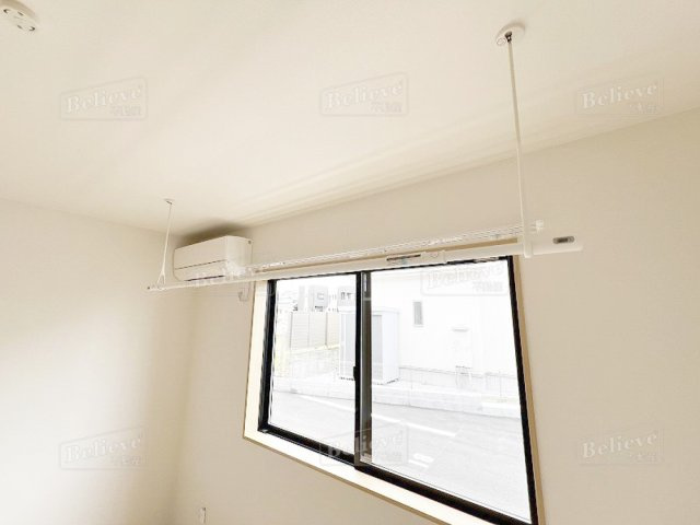 Maison Blancheの設備|室内物干し付きで雨の日のお洗濯に便利です♪