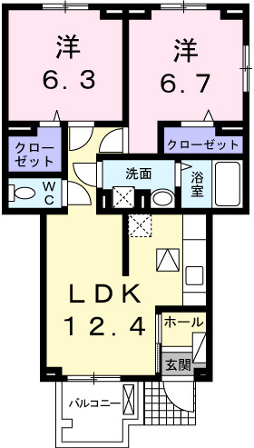 【間取り】 | ロジュマンⅡ