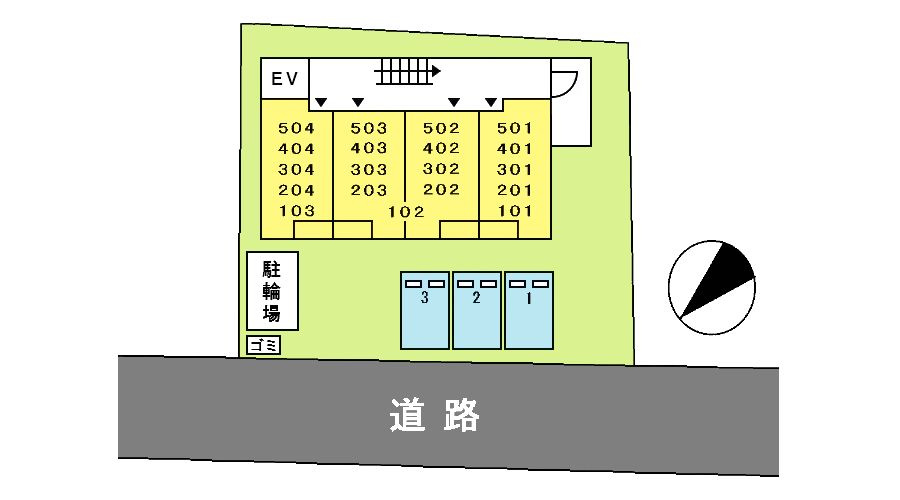 ロイヤル　スリーの駐車場|駐車場