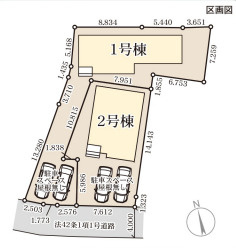 リーブルガーデン戸畑区中原東第五の区画図