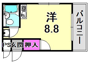 ヒルサイド大倉山の間取り