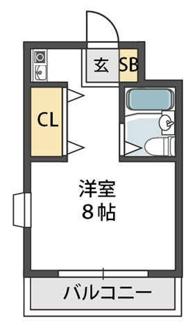 ルーブル西灘の間取り