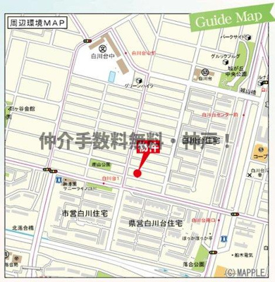 【地図】 | 神戸市須磨区白川台2丁目　新築戸建2号棟　仲介手数料無料！ | 須磨区白川台2　新築2号棟　仲介手数料無料！