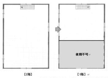 守山市中町の倉庫の間取り