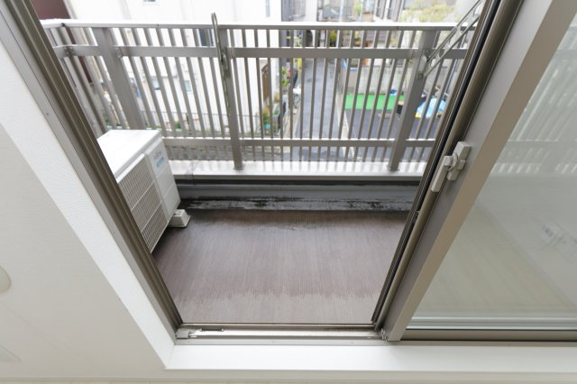 アジロハイツのバルコニー