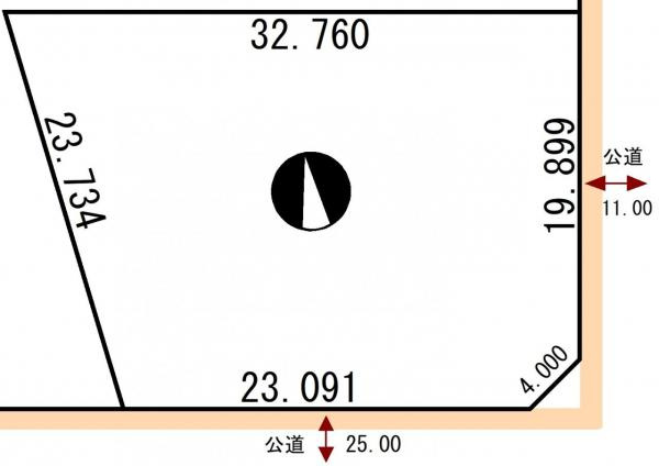 【土地図】 | 大楽毛4丁目2-1売地