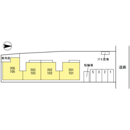 ＦＬＡＩＲ桑田の区画図
