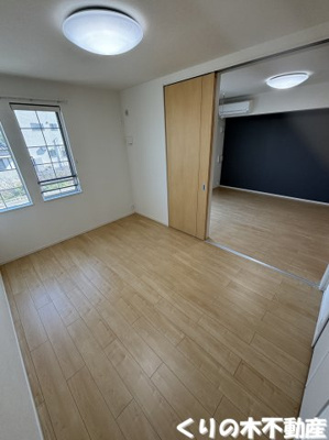 【寝室】 | グランディール枝堀Ｂ | 反転タイプのお部屋です（現況を優先します）