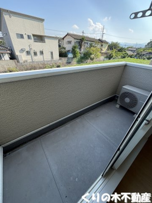 【バルコニー】 | グランディール枝堀Ｂ | 反転タイプのお部屋です（現況を優先します）