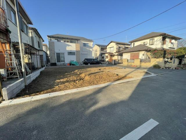 久喜市栗原２丁目の新築一戸建の前面道路含む現地写真|販売現地【2026/1/18撮影】 