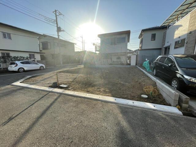 久喜市栗原２丁目の新築一戸建の駐車場|販売現地【2026/1/18撮影】 