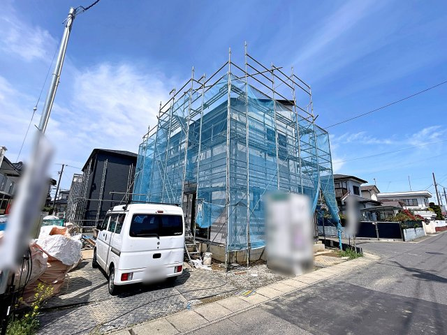 新築戸建・新築建売　郡山市安積町長久保三丁目　安積第三小・安積第二中の前面道路含む現地写真|前面道路　北側幅員6.0ｍ　東側幅員6.0ｍ
