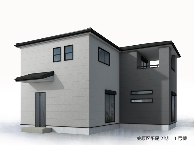リーブルガーデン堺市美原区平尾2期の外観パース|外観パースです
