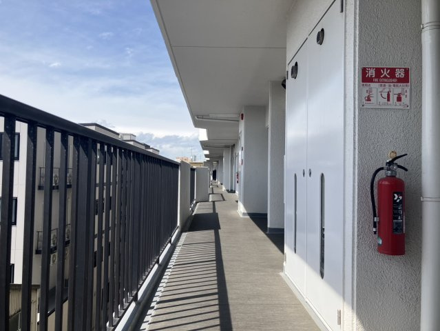 新森公園レックスマンションのバルコニー