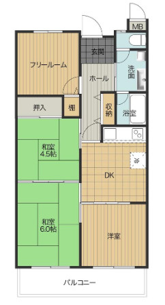 新森公園レックスマンションの間取り