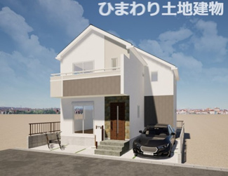 【外観】 | 座間市南栗原6丁目  1号棟 7期 | イメージパース（完成時に現況と異なる場合は現況優先となります）