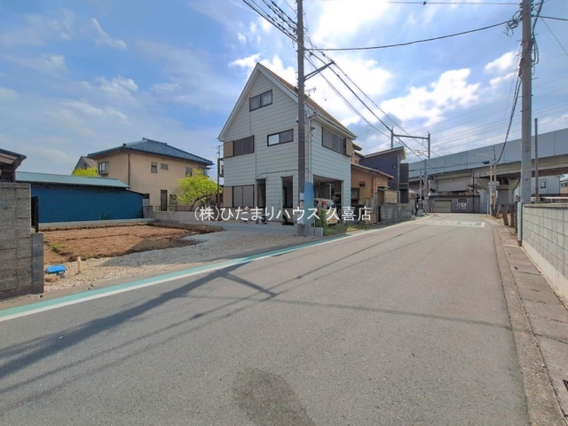 白岡市篠津　新築一戸建て　リーブルガーデンの前面道路含む現地写真|2026/04/14　撮影