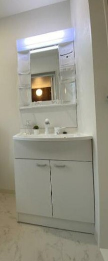 KLEIS五反野Ⅱの洗面所