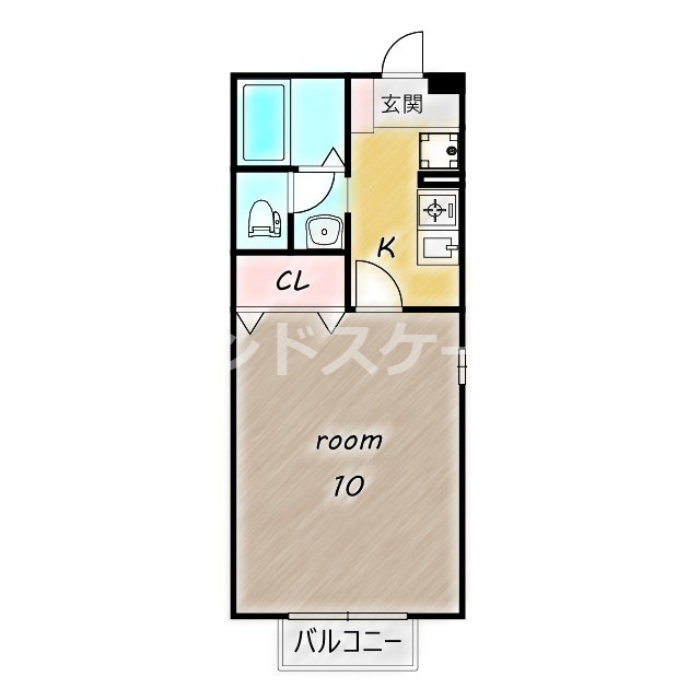 リビングタウン上並榎　Ａの間取り|高崎、前橋、伊勢崎エリアのお部屋探しはエンドスケープまで！お客様の理想お聞かせ下さい♪